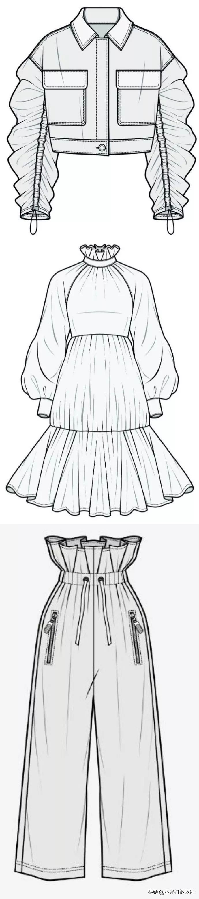 服饰创意绘画,服饰设计绘画教程