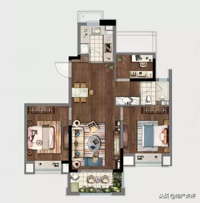 4套优质房产降价百万起拍,出售2房2厅房产一套