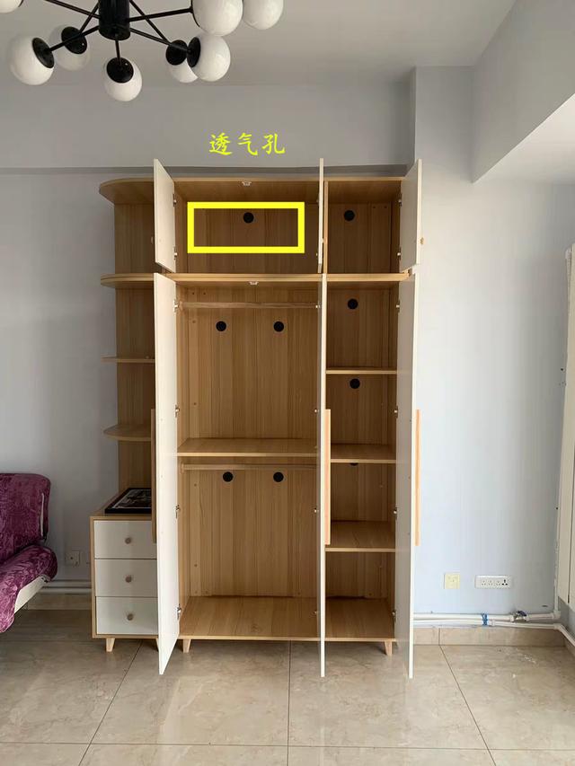 不想你家衣柜发霉的话,叫木工一定要做上这个,没有的话即可返工