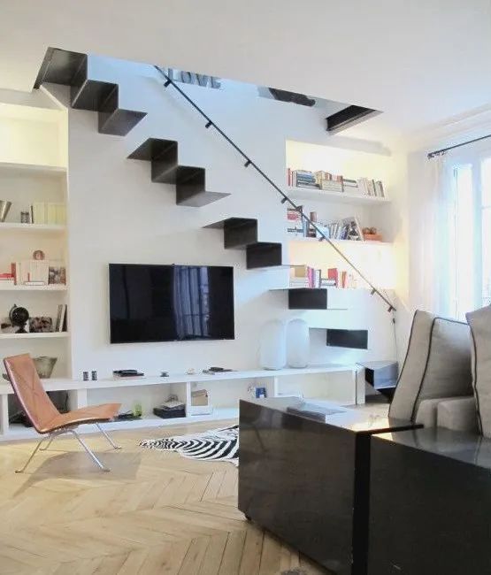 家里楼梯怎么布置,家里楼梯设计方案100例