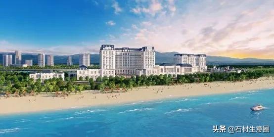 七星湾波特曼酒店石材,厦门特房波特曼七星酒店外墙效果