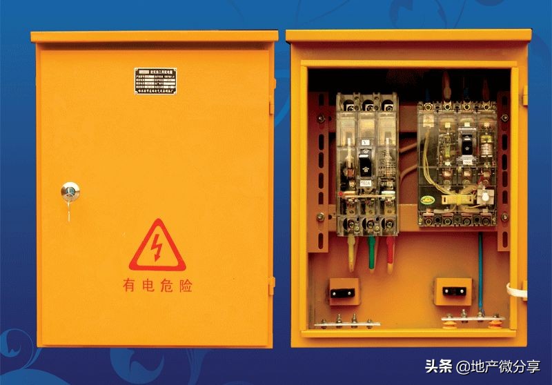 临时用电示意图及配电箱布置图,临时用电二级配电箱标准配置图纸