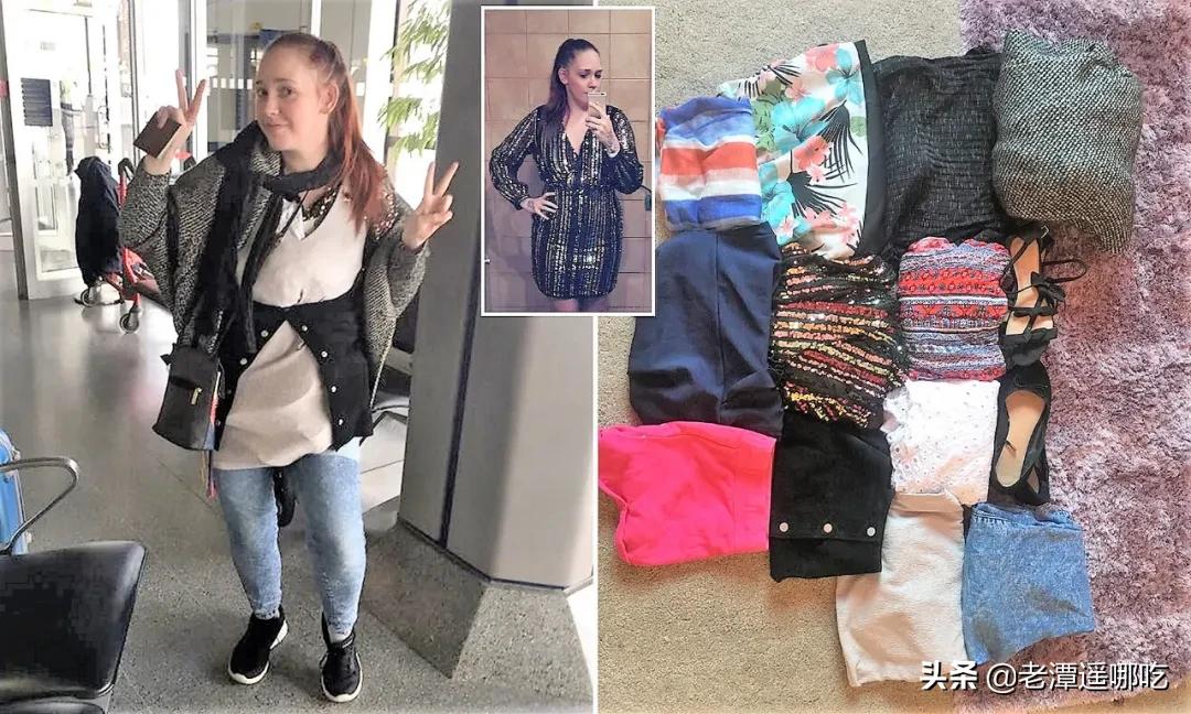 为了省下行李超重费，我穿了18条*裤内**