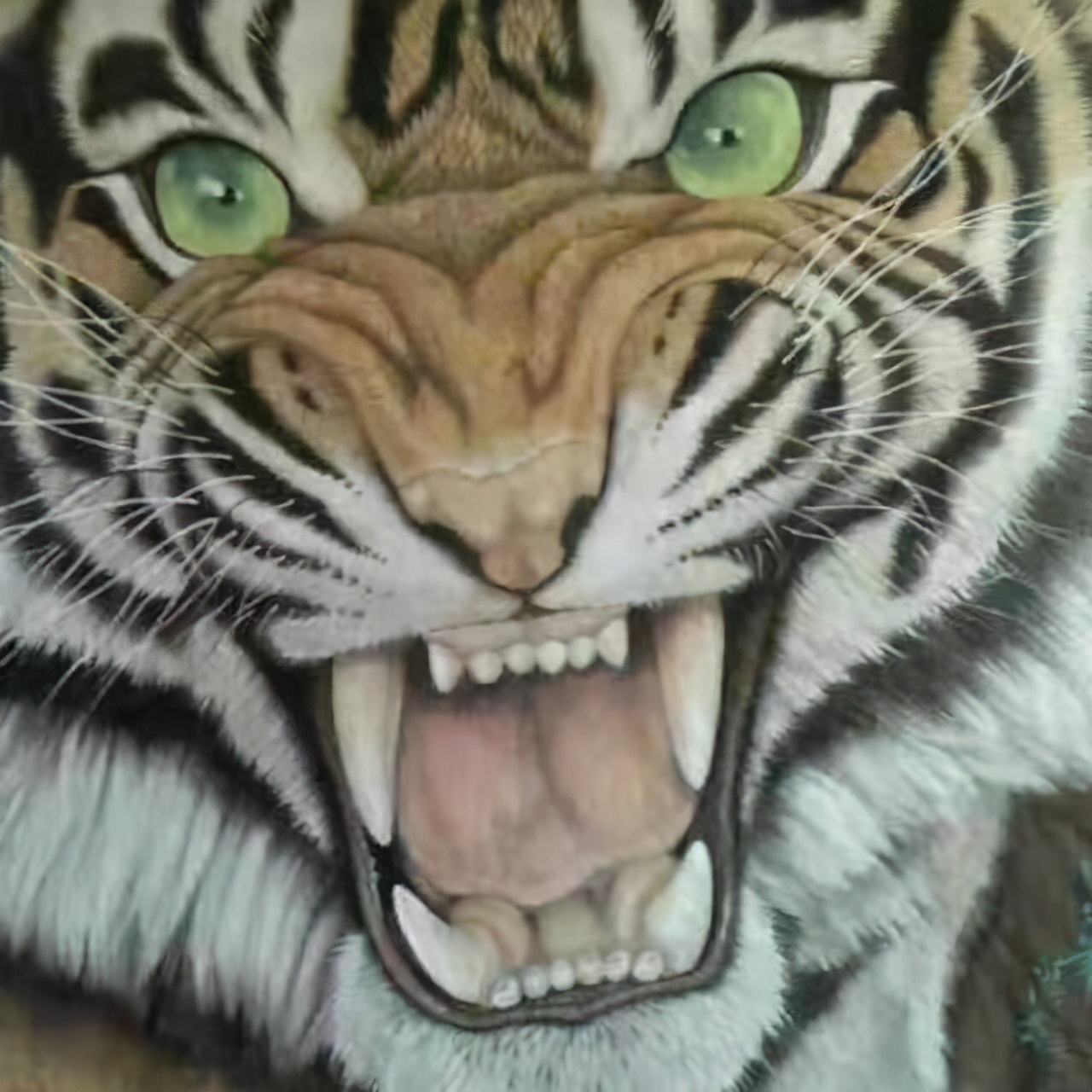 画虎名家秦洪彬,擅长画虎的画家作品欣赏