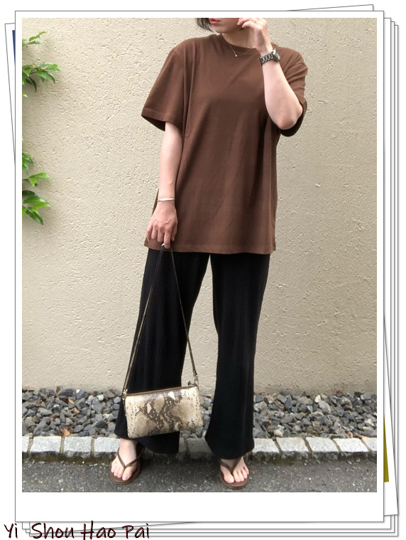 优衣库穿搭夏季女生阔腿裤,优衣库窄版阔腿纯棉女裤