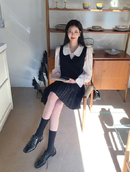 跟着韩国小姐姐学穿搭视频,跟韩系小姐姐学穿搭