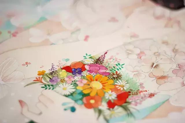 自己做ins插画卡片少女心 (少女心简单插画可爱小图案)