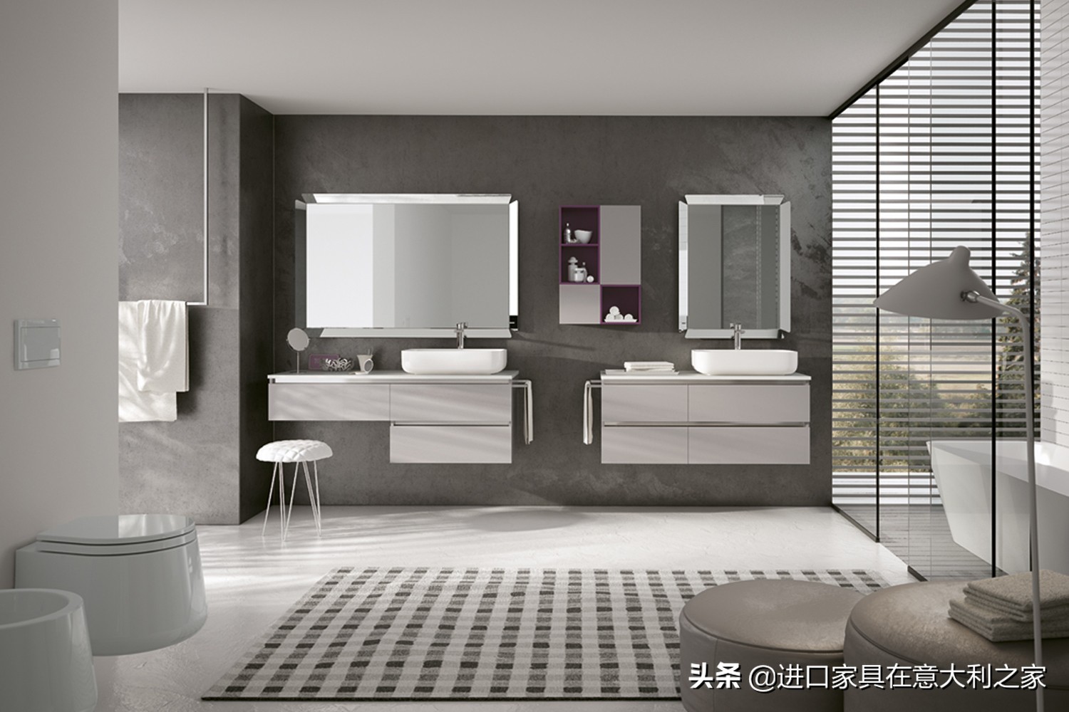 浴室柜轻奢北欧卫生间洗脸盆柜,浴室柜北欧风格选什么颜色好看