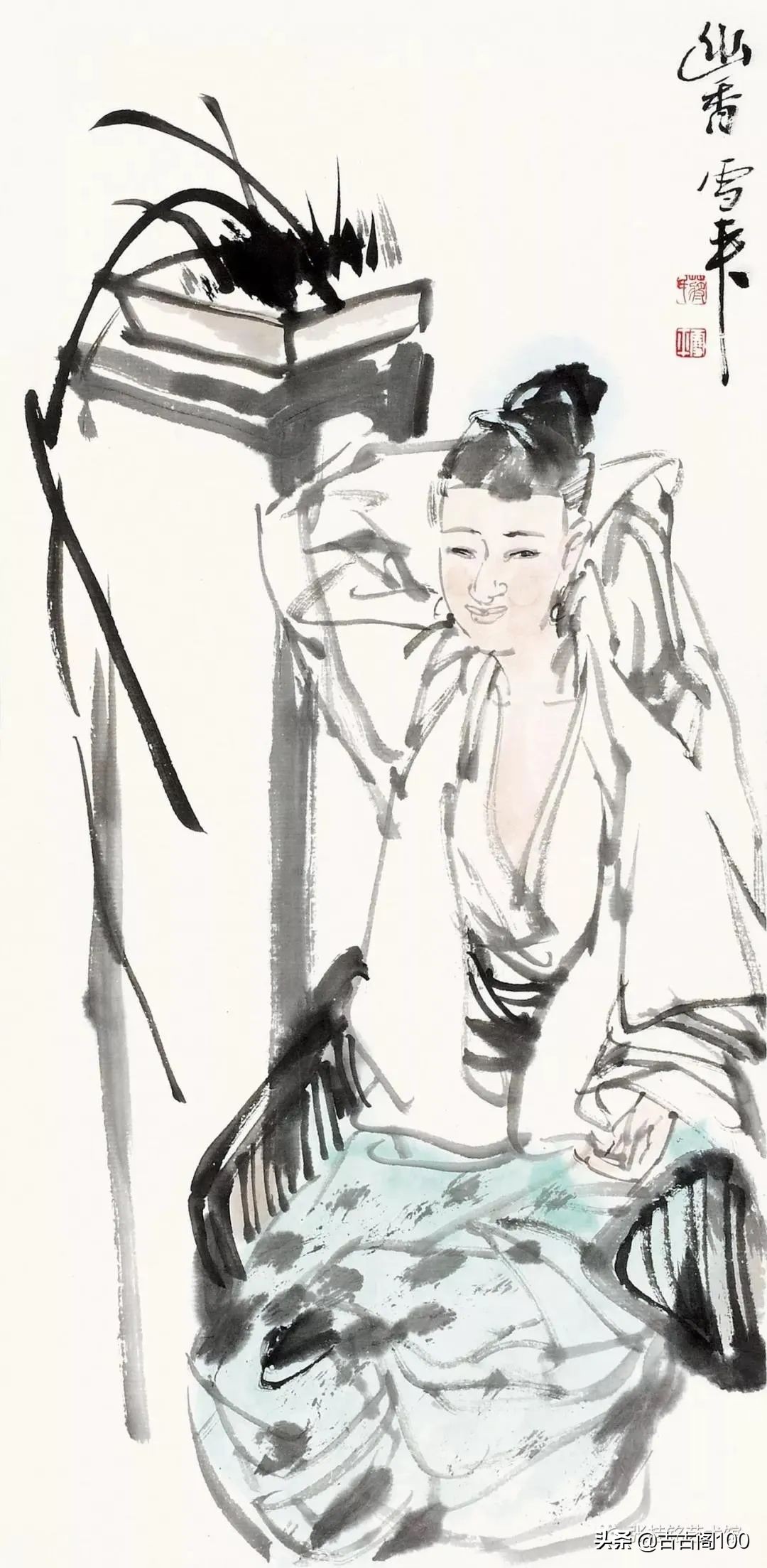 意笔人物高手蒋雪平