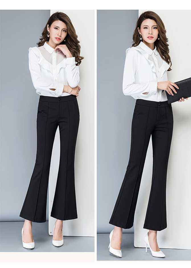 矮个子穿喇叭裤配什么上衣最好看,冬天穿喇叭裤配什么外套好看