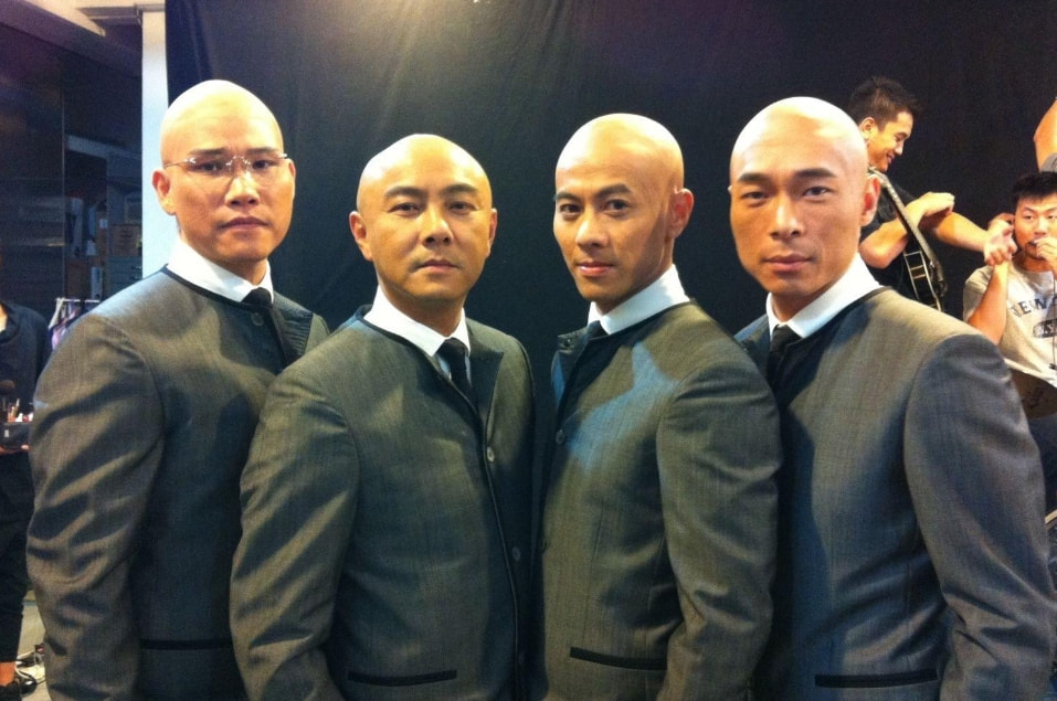 张卫健影视剧被打,年轻时候的张卫健光头