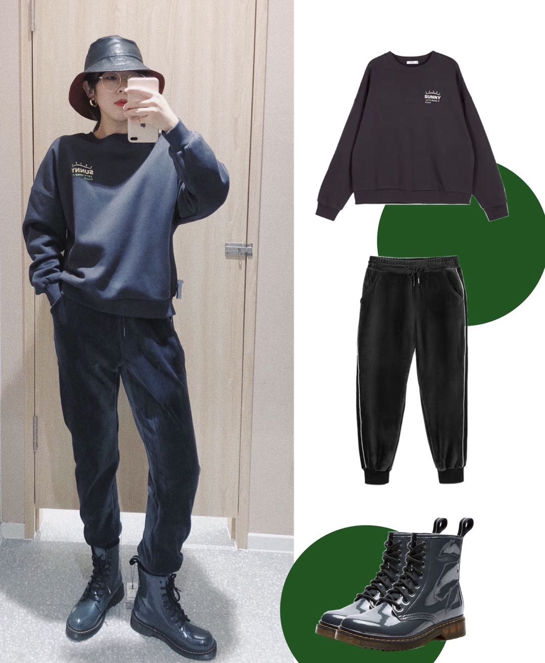 黄色马丁靴搭配长裤牛仔裤,黑色马丁靴配长裤好还是九分裤好