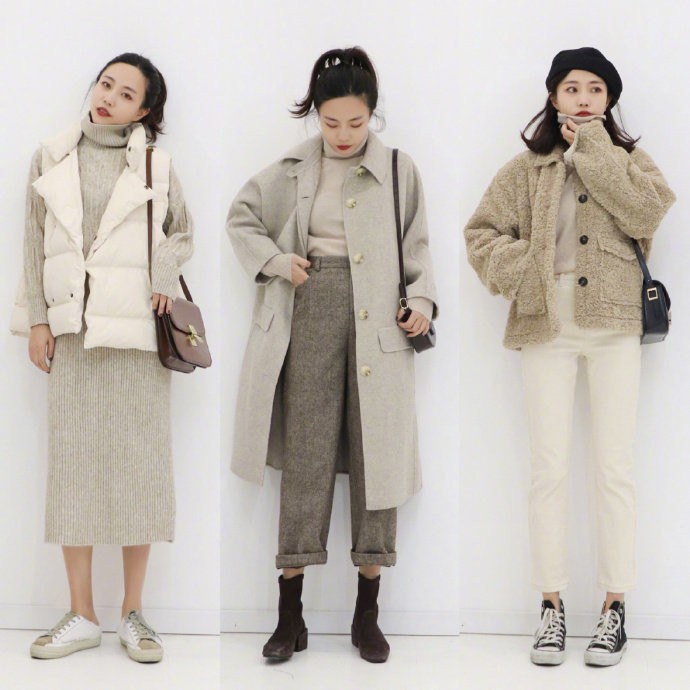 简约基础系秋装如何穿出时髦感,气质穿搭时尚简约秋装
