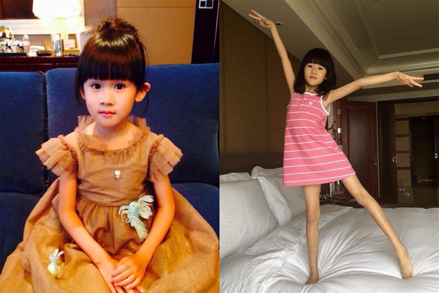 星二代长大后都长什么样,森蝶贝儿