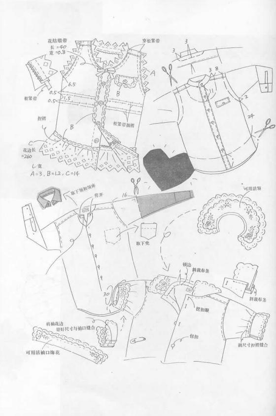做衣服怎么看布料横着还竖着裁剪,衣服裁剪零基础入门视频教程