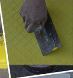 瓷砖背胶贴得稳吗,瓷砖背胶刷了手摸上去很粗糙