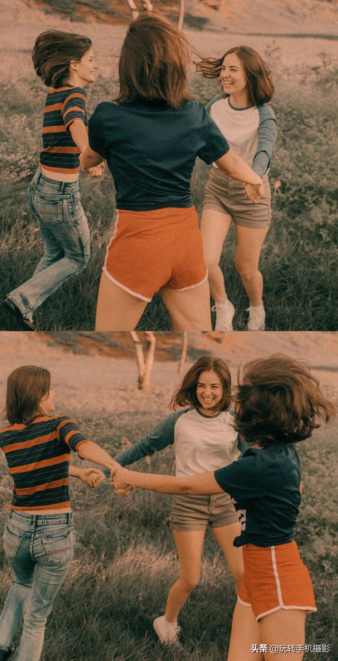 闺蜜拍照姿势创意二人,闺蜜雪地拍照姿势大全