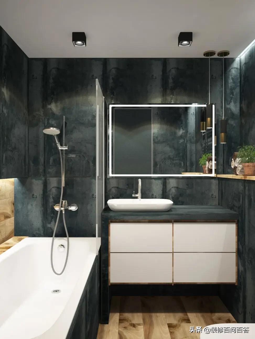 7平米卫生间有浴缸最佳布局图,4平米卫生间正方形能放小浴缸吗