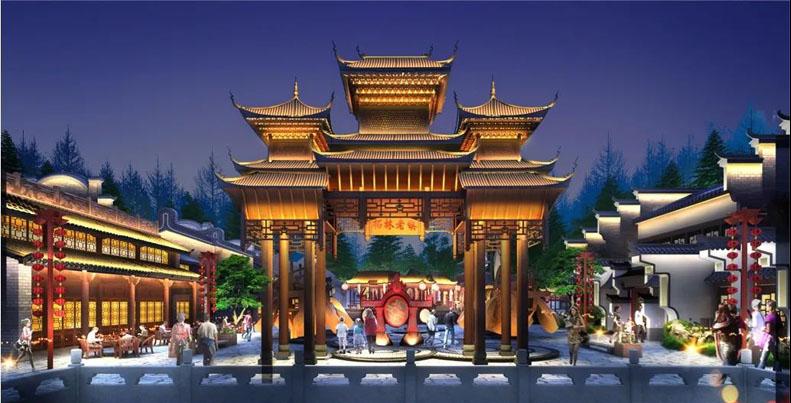 庐山西海柘林老镇美食文创园航拍,庐山西海柘林老镇美食文创园门票