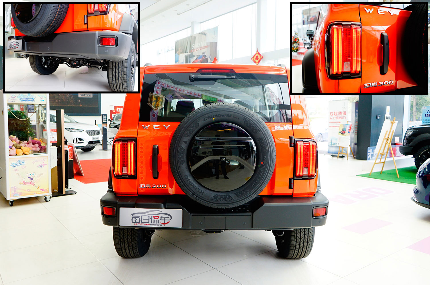 wey坦克300和长城坦克300,wey坦克300银色量产实车