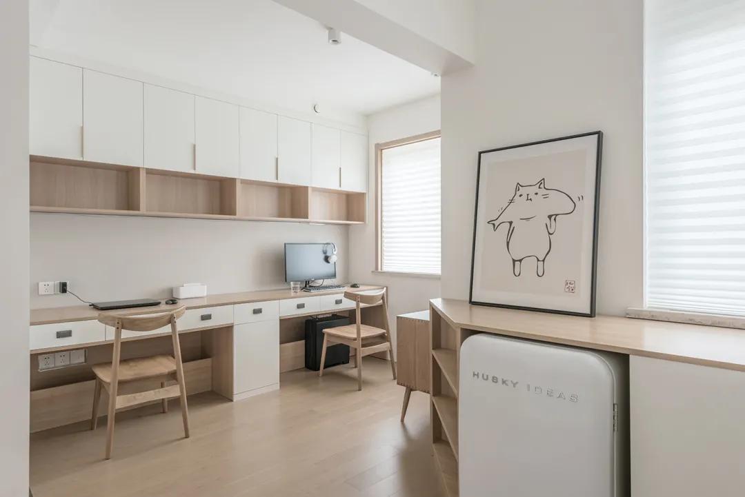 中式风格的精装房改轻奢,精装房微改极简原木风