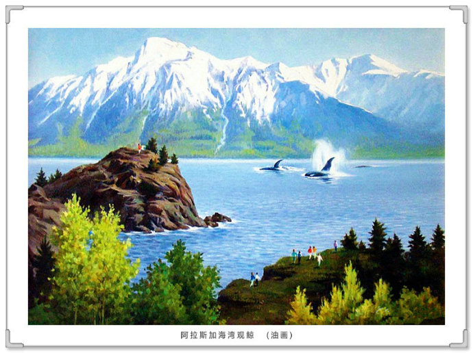 宫廷油画复古写真,高级灰风景油画写生作品