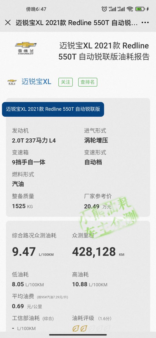 别克君威油耗到底怎么样,别克君威油耗2021款油耗怎么看