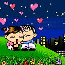 情人节微信表情拼爱心一行十个,没有情人的情人节搞怪表情