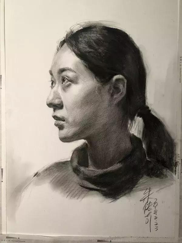 央美状元朱传奇素描,央美朱传奇
