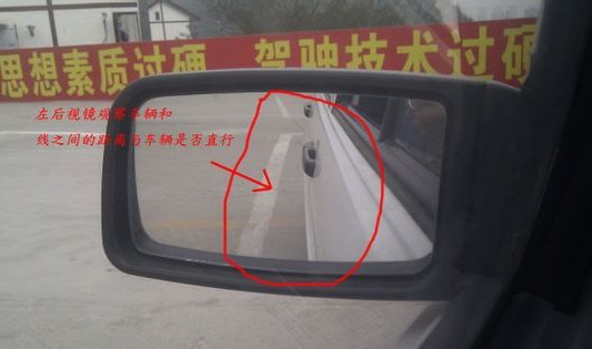 自动挡倒车入库如何看准点位图解,为什么倒车入库看准点位还是压线