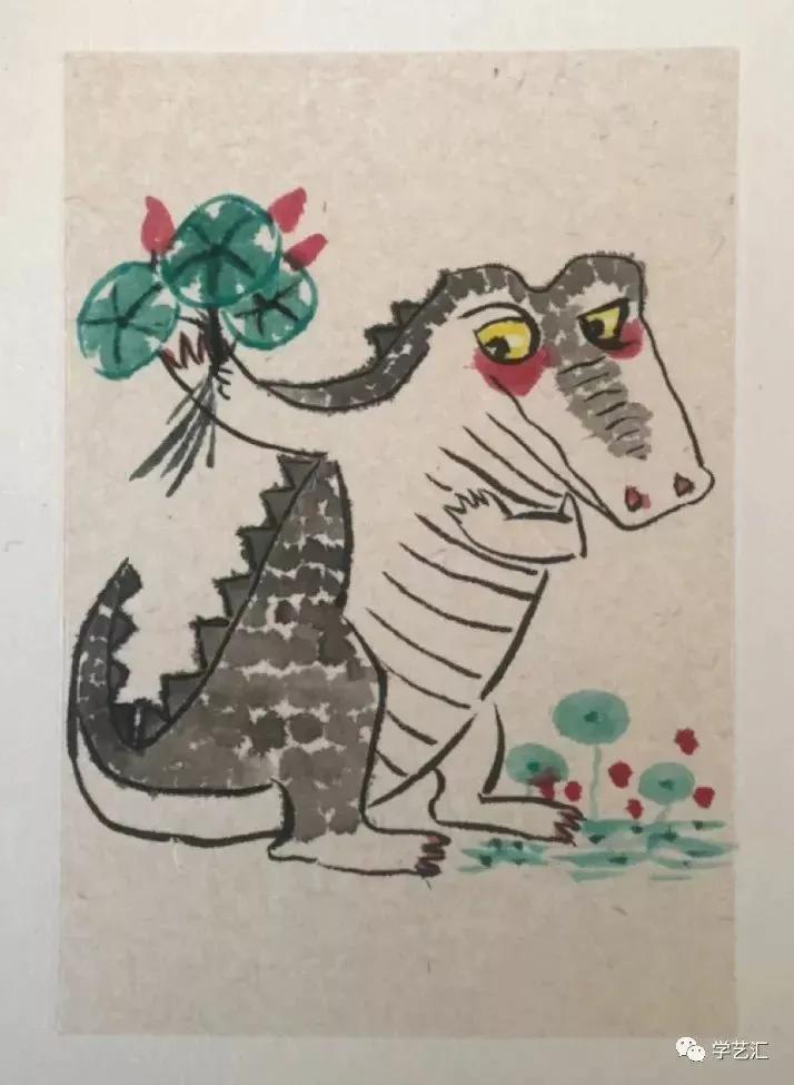 绘画水墨作品大全,水墨画儿童绘画技法新教程