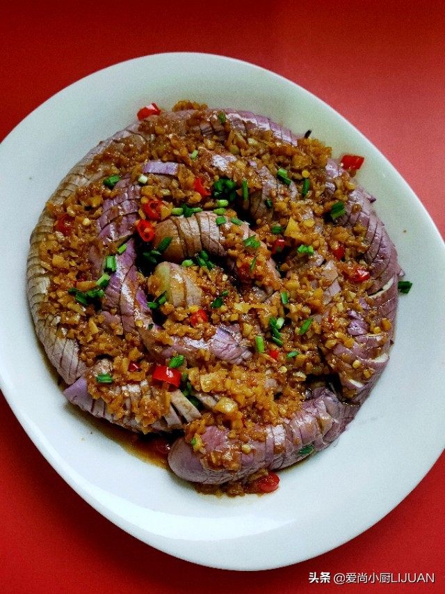 今日早餐:蒜蓉蒸线茄【爱尚.小厨】出品