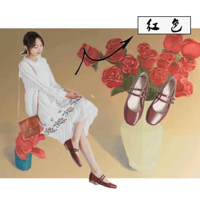 夏天的第一双鞋子,夏天头层皮单鞋