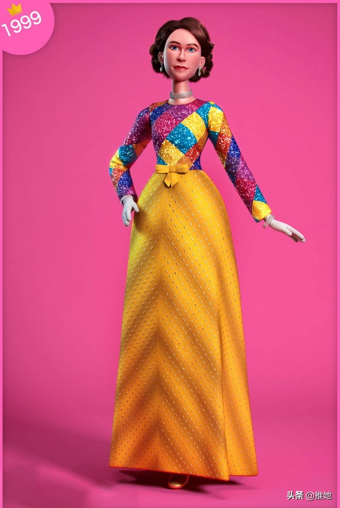 芭比娃娃变成美丽的女王仙子,芭比娃娃伊丽莎白女王