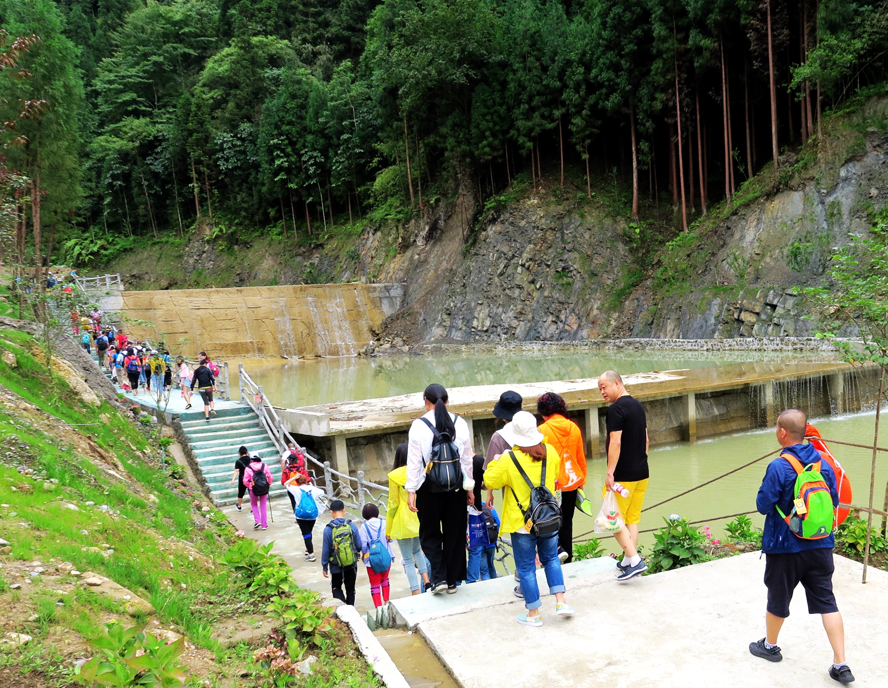猴山飞瀑,猴山飞瀑旅游区地图