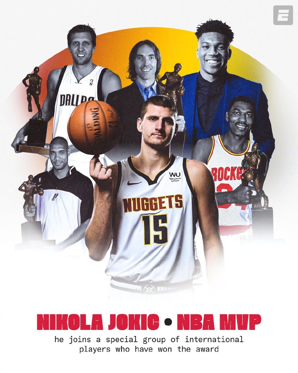 约基奇当选常规赛MVP，本赛季上脚独爱耐克团队鞋，能有签名鞋么