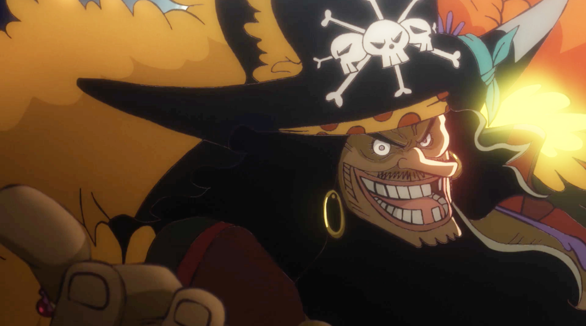 海贼王黑胡子取出白胡子果实片段,海贼王海米的画