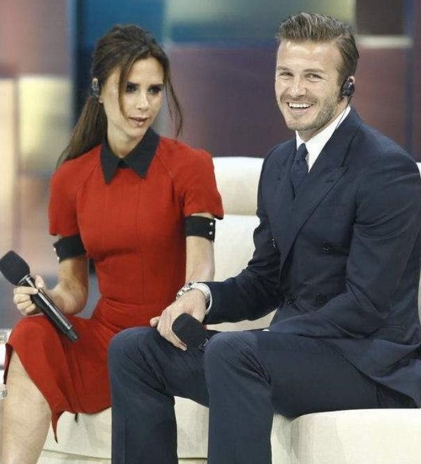 贝克汉姆巅峰颜值老婆,贝克汉姆穿老婆辣妹的衣服