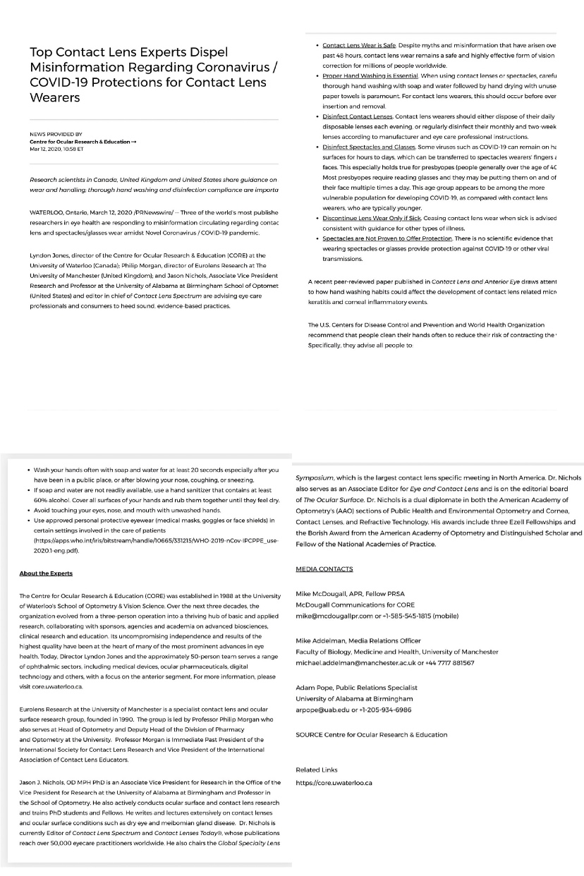 角膜塑形镜受疫情影响,国外角膜塑形镜佩戴要求