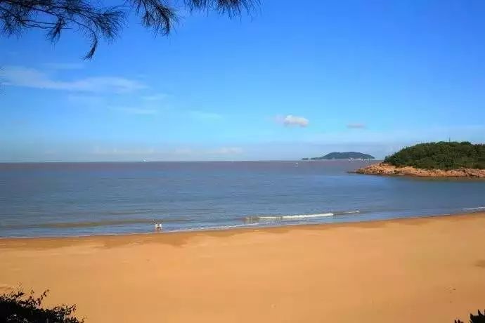 上海周边干净的沙滩,上海沙滩