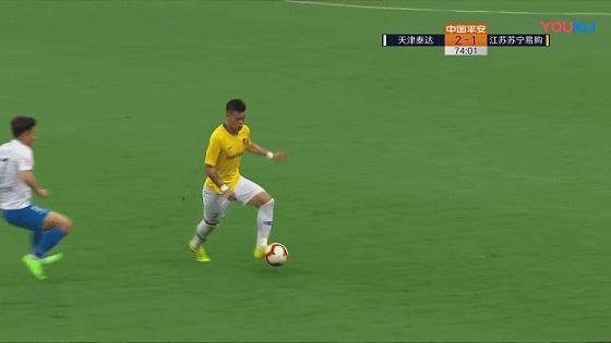 惠家康中超集锦,惠家康在泰达进过几个球