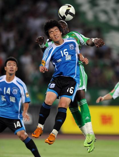 赵宏略面对旧主远射破门,泰达对赵宏略