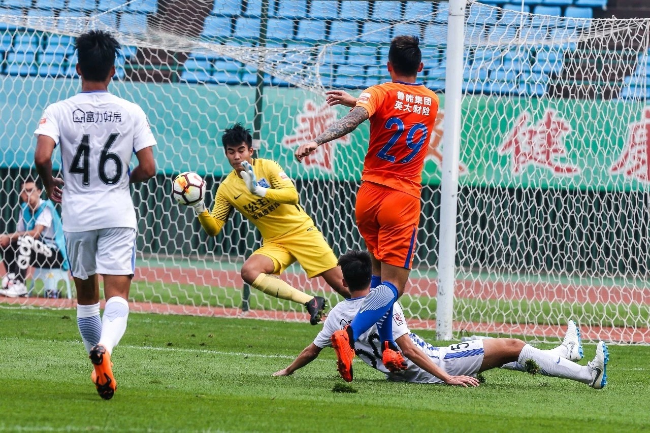 三届预备队射手王告别鲁能！预备队进球过百，成源加盟淄博蹴鞠