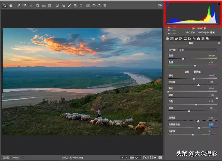 看直方图如何调整曝光,看直方图判断图片影调