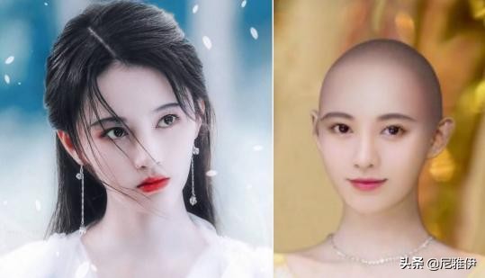 女明星光头的照片,女星光头形象盘点