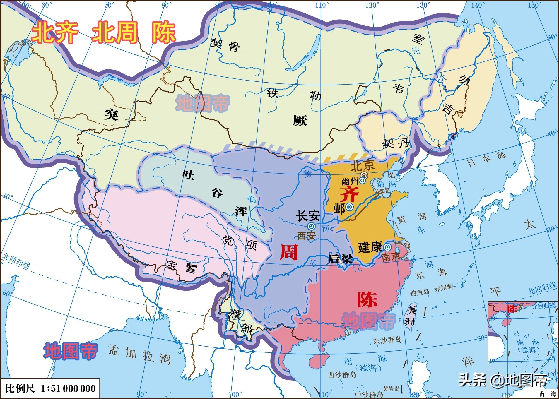 杨坚取的地名,杨坚是南北朝哪个国家的人