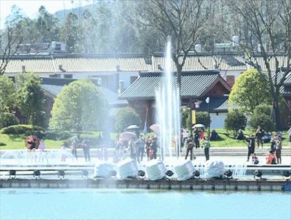 太热闹!弥勒花海、人海、车海、舞海...这些人上镜了!