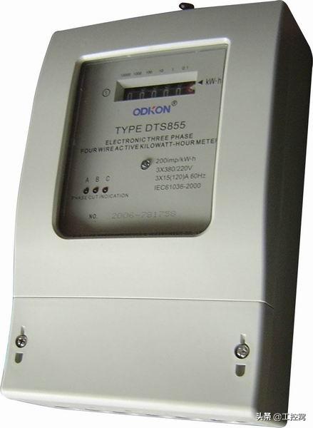 带电流互感器的电度表怎样看读数,dsz1296型电度表怎么读数