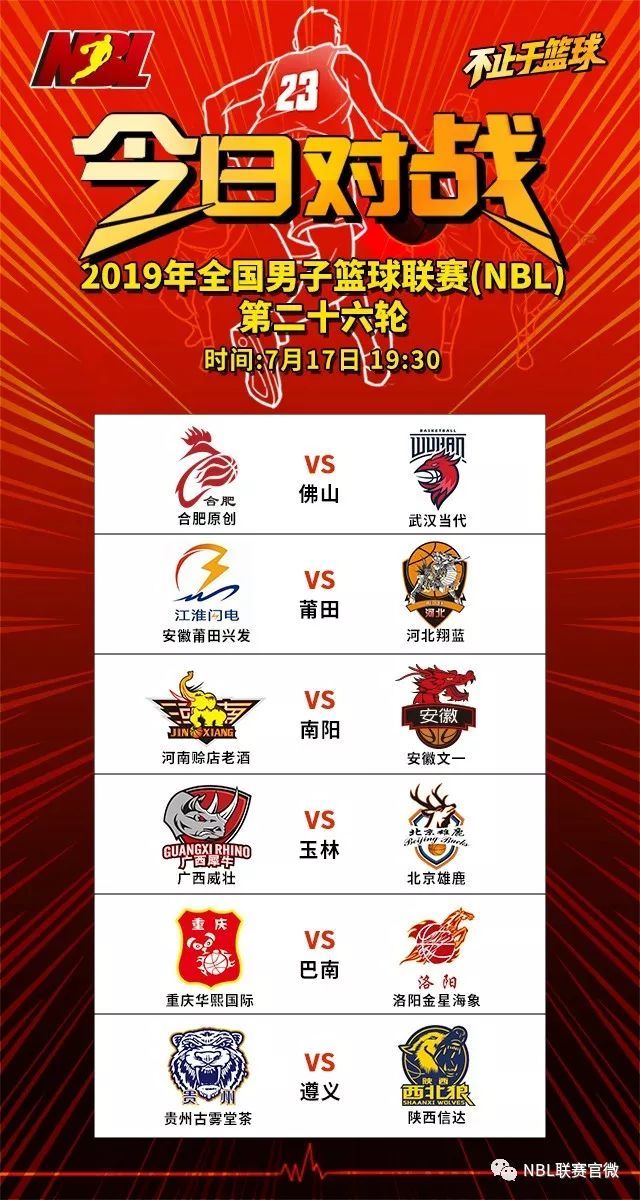 总结|NBL第23轮至第25轮比赛综述及本周联赛赛程