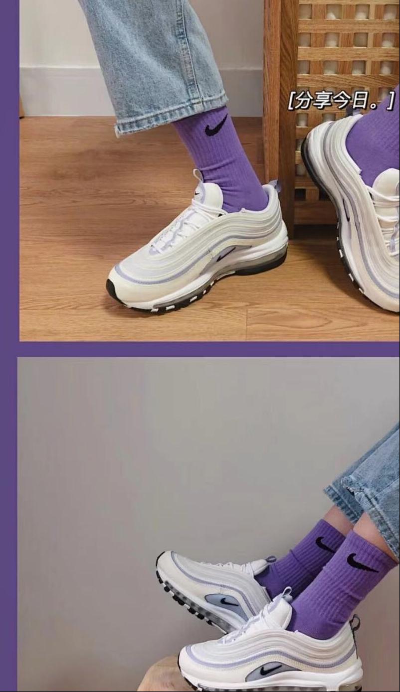 nikeairmax97银子弹气垫鞋黑蓝 (nike airmax97珍珠白鞋感)